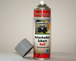 KIM-TEC Unterboden- Schutz Spray überlackierbar 500ml Farbe: Grau