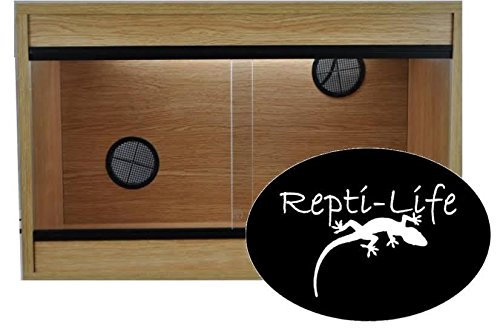 24x15x15 Inch Vivarium Flatpacked In Oak, 2ft Viv By Repti-life