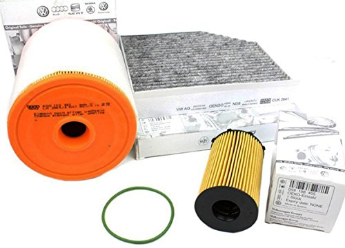 Original Audi Teile A6 A7 4G + A6 Allroad 3.0L TDI Motor Inspektionspaket Filter Service klein 3-teilig CLAB CDUC CLAA CGQB CDUD CKVC CKVB CPNB