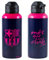 Alusport Bottles FCB Away Modelo II Botella Deportiva de Aluminio, Hombre, Morado y rosa, 0.4 l