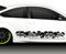 Grandora X7172 2er Set Autoaufkleber Totenköpfe Schädel Auto Racing Skulls Köpfe Schocker schwarz