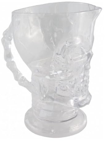 PICHET TÊTE DE MORT TRANSPARENT 1,5L