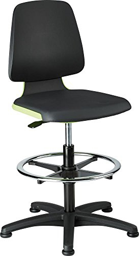 Stuhl Labsit 3 grün Kst.-Leder,m.Rollen | 4016849592114