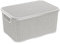 Branq Rattan Aufbewahrungsbox mit Deckel 10 Liter grau