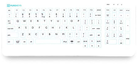 Clavier Médical Compact USB Blanc US-int