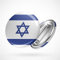 Huuraa Button Israel Flagge Geschenk Ansteck Pin Größe 59mm Israel Flagge Geschenkidee