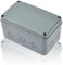 Abzweigdose Wasserdicht, NineLeaf Verteilerdose Außen Wasserdicht PVC IP66, 181 x 111 x 100 mm Kunststoff Universal Elektrische Boxen, Projekt Gehäuse Grau passen 20mm Kabelverschraubung