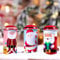 3pcs Christmas Cookie Box Candy Tin Jar Candy Storage Containers Tinplate Christmas Biscuits Tin Can for Christmas New Year Party Favors Pattern