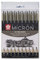 SAKURA Pigma Micron Fineliner-Set (10 Stück) | wasserfeste, permanente schwarze Tinte, verschiedene Größen Stifte zum Schreiben, Zeichnen und Tagebuch führen