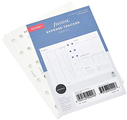 Filofax Einlage Expense Tracker Refill - Pocket