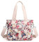 FORRICA Handtaschen Damen Shopper Umhängetasche Modemuster Groß Schultertasche Frauen Wasserdicht Handtaschen mit Mehreren Taschen Blume G