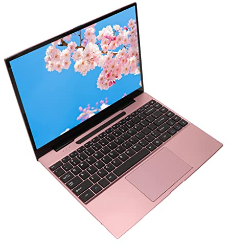 TANM Laptop da 14 Pollici, Laptop Rosa 8 GB 256 GB Corpo in Metallo per Windows 11 per Studio