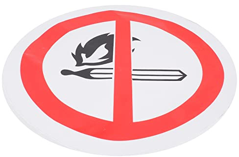 GANAZONO Zeichen Für Offene Flammen Warnschild „Gefahr Flammen“. Gerippt Sauerstoff Im Einsatz Symbol Für Offene Flammen Sicherheitswarnzeichen Keine Offenen Flammen Brustkorb Aufkleber PVC