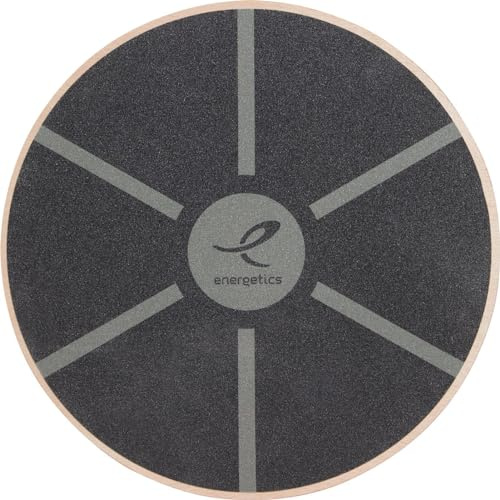 energetics Unisex – Erwachsene Balance Balanceboards, Black/Grey Dark, Einheitsgröße