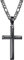 TINGN Kreuz Kette Herren Schwarz, Silber 925 Kette mit Kreuz Anhänger Halskette Herren Kreuz Tauf Geschenke Jungen Mann Sohn Schwester Schmuck Geschenk
