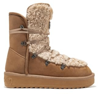 D.Franklin - Botines Planos DFSH370004 Mujer Marrón - 38