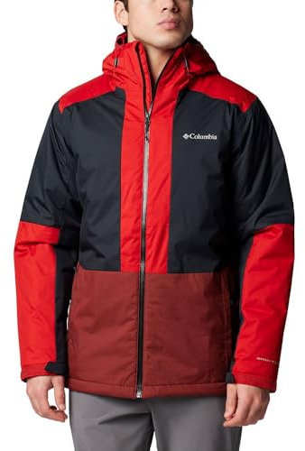 Columbia Herren Point Park 2 Insulated Jacket Winterjacke, Segel Rot/Schwarz/Gewürz, M
