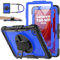 SEYMAC stock Case for Lenovo Tab M11/ K11/ Xiaoxin Pad 2024 11 inch (TB-330FU/TB-330XU/TB-331FC), Heavy Duty Shockproof Case with 360° Rotating Stand/Hand Strap, Screen Protector & Pen Holder, Blue