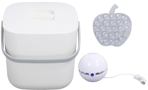 Mini Fregadero Lavavajillas Limpieza con Vórtice de Agua Eliminación de Aceite de Burbujas Limpieza Profunda Versátil Dos Métodos Potencia de 18 W Material ABS + PC Limpieza