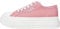 Tommy Jeans Donna Sneakers con Suola Alta Foxing Profilo Basso, Rosa (Preppy Pink), 41