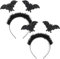 DERAYEE Serre Tête Chauve Souris,2PCS,Serre Tête Halloween,Serre Tete Halloween Enfant,Halloween Accessoire Femme
