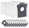 LOOHAOC 12 pcs Sacchetti per Dreame L10s Pro Ultra/L10s Plus/X40 Ultra/L30/L20 Ultra/X30 Ultra/X30 Pro Plus/S30/S10/Mova E30 Ultra/Mova P50 Pro Ultra,P50 Pro Ultra Accessori