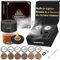 SMOKPUB Electric Whiskey Smoker Kit Built-in Lighter, No Butane Needed, Rechargeable Cocktail Smoker Kit with 6 Wood Chips, Old Fashioned Drink Smoker Kit, Bourbon Whiskey Gifts for Men,Dad,Husband