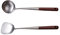 Cabilock Utensilios De Cocina 2pcs Espátula y Cuchara Cazo Para Sopa Acero Inoxidable