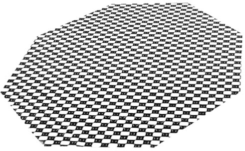 BLACK-CAT Ultralight Antirutschmatte 8Kant 150×150×1,3 mm (5er Pack) – rutschhemmend, zuschneidbar, temperatur- & chemikalienbeständig, original & robust, für Werkstatt, Haushalt & Lager