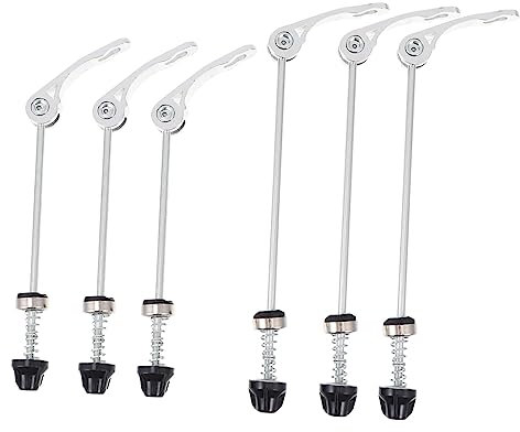 Toddmomy 3 Paar Fahrrad Schnellspanner Lenkerpedale Felgenradträger Kombinations Fahrradsattelklemmen Spieß Auto Scooter Achsträger Fahrrad Parado Schalthebel Adapter Getriebe