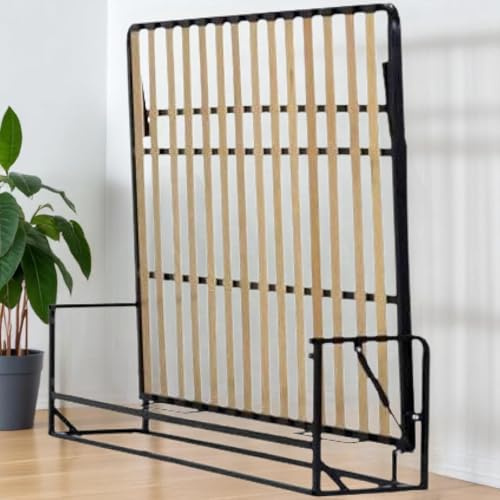 Wallbedking Classic Wall Bed – Horizontal Super King 180 x 200 cm Space-Saving Fold-Down Wall Bed with Steel Frame Construction & Lifetime Protection / 6ft 6in x 5ft