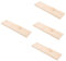 Housoutil 4 Piezas Madera sin Acabado Manualidades Planchas de Madera DIY Superficie Lisa y Pintura Creaciones Familia