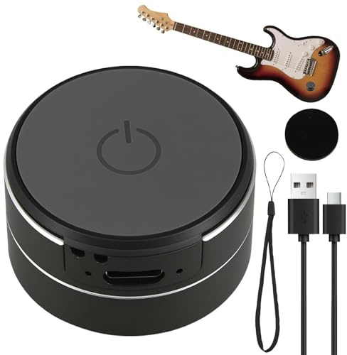DUSEKI Haut-Parleur Bluetooth à Conduction Osseuse Ultra Mini avec Radio FM | Stéréo à Double Haut Parleur,Microphone Intégré,Ventous Transformez n'importe Quoi en Haut Parleur pour Voyage Camping Douche