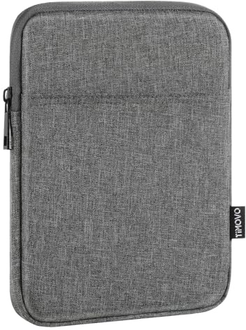 TiMOVO 6-7 Zoll E-Reader Schutzhülle, Dunkel Grau | Schutztasche für Paperwhite/Colorsoft Signature Edition/Oasis & Kobo-Geräte, Weiche Tragetasche Hülle