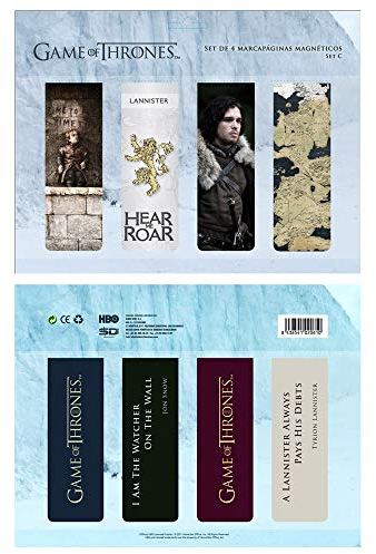 SD TOYS - Game of Thrones, Set c Punto de Libro magnético (SDTHBO02061)