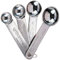 American Metalcraft MSSF75 Cucchiai dosatori rotondi in acciaio inox, set di 4