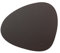 LindDNA Curve S Tischset, Leder, Braun, 24 x 28 cm