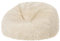 Icon Kingston Klassiker Kunstfell Sitzsack, Creme, Sitzsack Erwachsene mit Füllung, Bean Bag, Flauschig Sessel, Lounge Sessel, Lounge Stuhl, Schlafzimmer, Wohnzimmer, Wohnzimmer Möbel