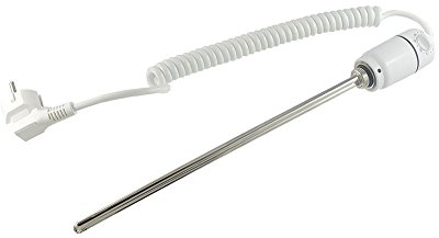 CINI GT Bianco, 600 W, Cartuccia Riscaldante, Elementi Riscaldanti per Termosifoni, Con Termostato, Regolatore di Temperatura