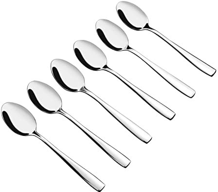 Kekow Lot de 8 mini cuillères à café/cuillère à expresso 14 cm