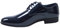 Evoga Scarpe uomo Class blu scuro vernice man's shoes eleganti cerimonia (42, Blu)