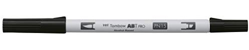 Tombow ABTP-N15 Alkoholbasierter Marker ABT PRO zwei Spitzen black