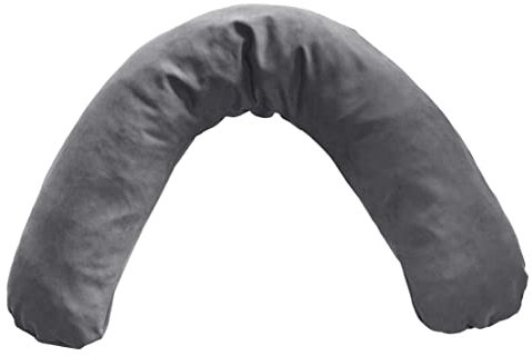 Biona Stillkissen/Lagerungskissen U-Form 160 x 30 x 16 cm (Frottee weiß, 1 kg Stillkissen,Liegehilfe)