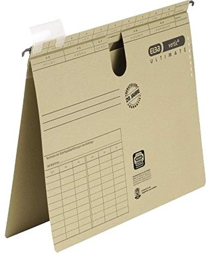 ELBA Hängehefter vertic ULTIMATE 100081039 DIN A4 kfm. Heftung braun, 50 St.