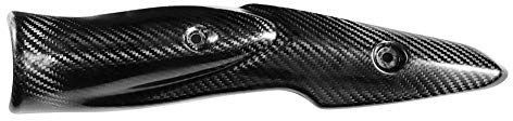 Motorrad Hitzeschild, KSTE Motorradauspuffanlage Carbon Fiber Hitzeschild Schalldämpferabdeckung Fit for Kawasaki Z900 17-19