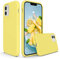 SURPHY Hülle Kompatibel mit iPhone 12 mini Hülle Silikon, iPhone 12 mini Handyhülle Silikon 5,4 Zoll, Silikon Handyhülle für iPhone 12 mini 5,4 Zoll iPhone 12 mini Silikon Case Cover Schutzhülle, Gelb