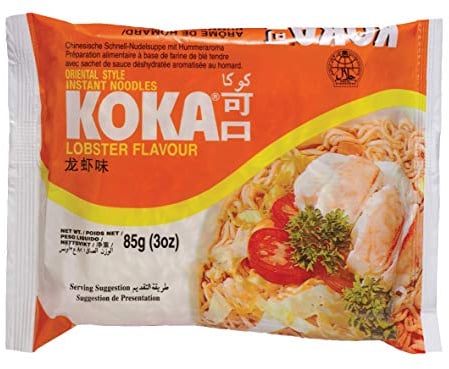 Koka Noodles Original Lobster Flavour Oriental Style Instant Noodles 30 Packets of 85 g