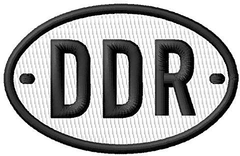 DDR Patch Motorrad Biker Motorrad Motobike Aufnäher Parche Bordado brodé Patch écusson Toppa ricamata
