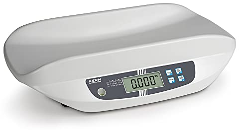 Kern MBA 10K-3M - Kompakte Babywaage mit Eich- und Medizinzulassung, Wägebereich [Max]: 15 kg, Ablesbarkeit [d]: 5 g, Netzadapter (extern) serienmäßig, GEEICHT