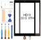 Bildschirm für Amazon Fire HD 10 HD10 2019 9. Generation M2V3R5 Touchscreen-Digitizer außen Vollglas Panel Lens Ersatz-Kits mit Reparaturwerkzeugen (LCD nicht im Lieferumfang enthalten)